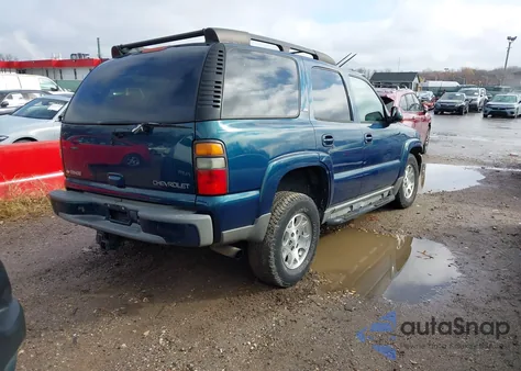 2005 Chevrolet Tahoe Z71 из США, поврежденный, VIN 1GNEK13T35R204460